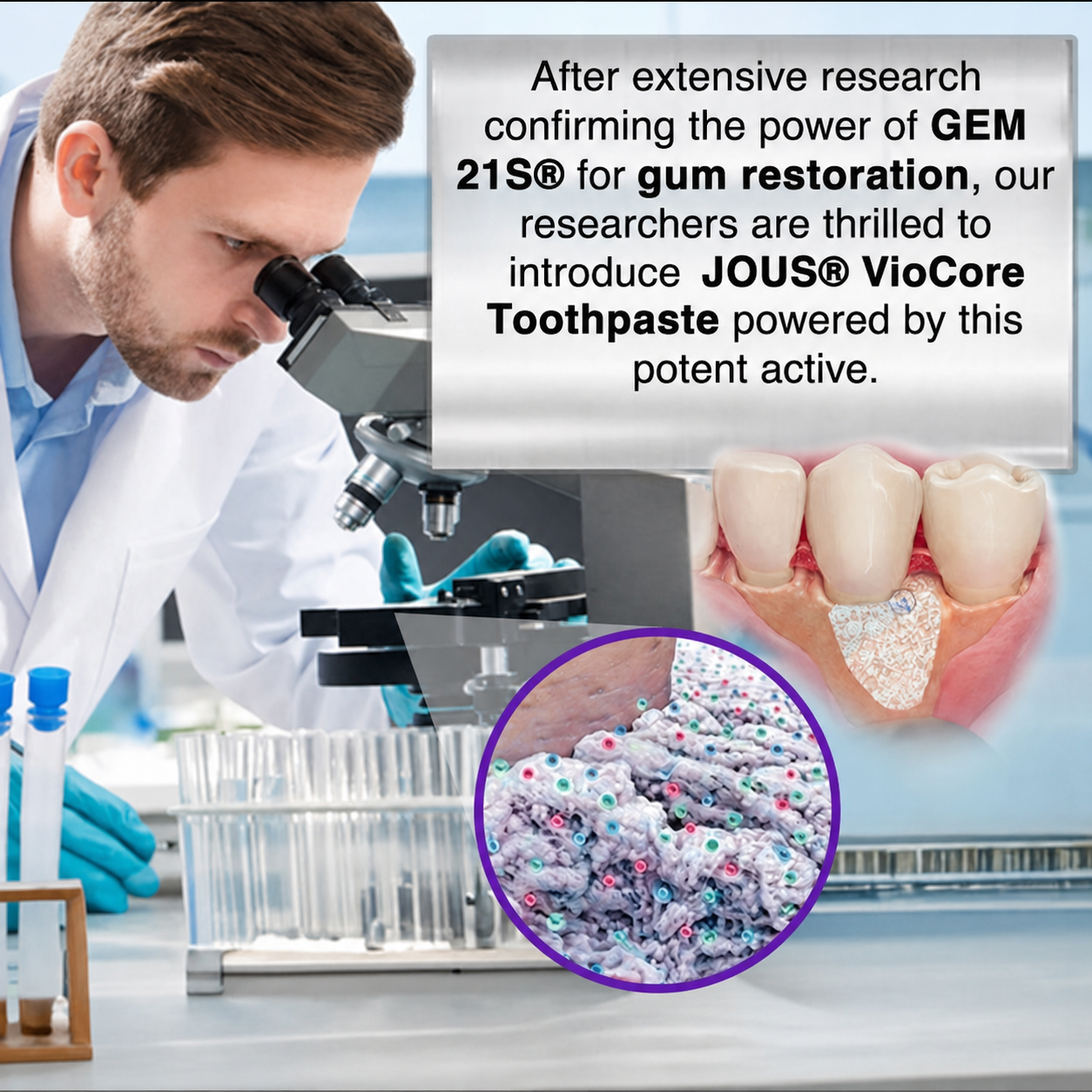 🦷🥇JOUS® VioCore Bee Venom Gingivitis & Periodontitis Treatment Toothpaste