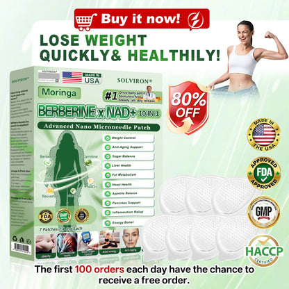 𝐏𝐡𝐲𝐬𝐢𝐜𝐢𝐚𝐧-𝐅𝐨𝐫𝐦𝐮𝐥𝐚𝐭𝐞𝐝 | 𝐒𝐨𝐥𝐯𝐢𝐫𝐨𝐧® 𝐌𝐨𝐫𝐢𝐧𝐠𝐚 𝐁𝐞𝐫𝐛𝐞𝐫𝐢𝐧𝐞 × 𝐍𝐀𝐃+ 𝟏𝟎-𝐢𝐧-𝟏 𝐀𝐝𝐯𝐚𝐧𝐜𝐞𝐝 𝐍𝐚𝐧𝐨 𝐌𝐢𝐜𝐫𝐨𝐧𝐞𝐞𝐝𝐥𝐞 𝐏𝐚𝐭𝐜𝐡 (𝐄𝐱𝐩𝐞𝐫𝐢𝐞𝐧𝐜𝐞 𝐕𝐢𝐬𝐢𝐛𝐥𝐞 𝟕-𝐃𝐚𝐲 𝐑𝐞𝐬𝐮𝐥𝐭𝐬)