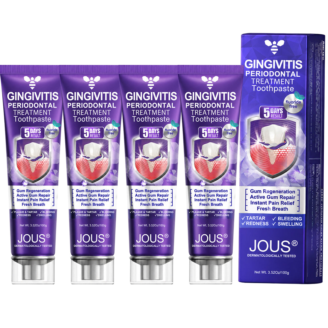 🦷JOUS® VioCore ✨ Bee Venom Gingivitis & Periodontitis Treatment Toothpaste