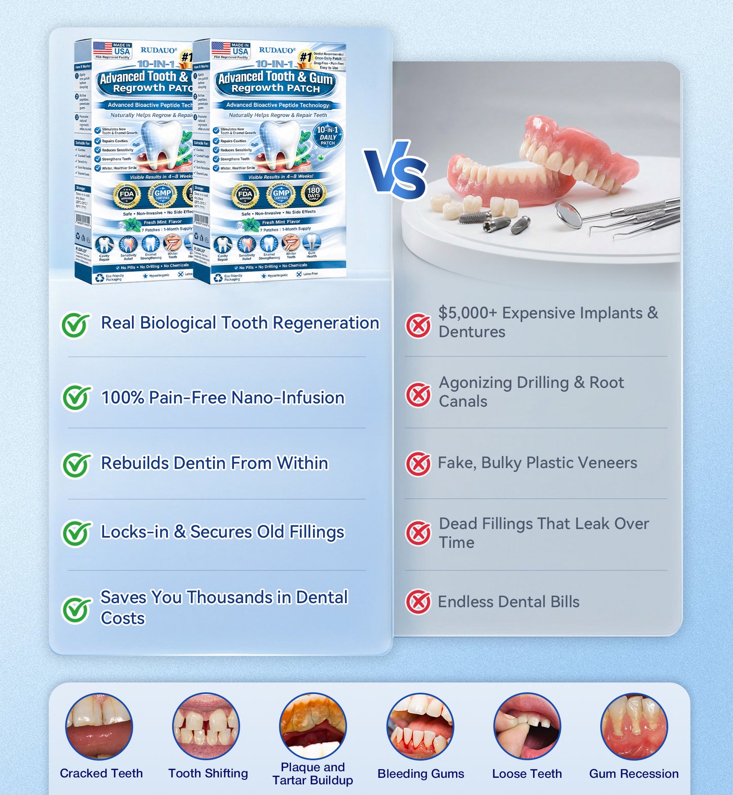 𝐏𝐡𝐲𝐬𝐢𝐜𝐢𝐚𝐧-𝐅𝐨𝐫𝐦𝐮𝐥𝐚𝐭𝐞𝐝 |𝐑𝐔𝐃𝐀𝐔𝐎® 𝟏𝟎-𝐈𝐍-𝟏 𝐀𝐝𝐯𝐚𝐧𝐜𝐞𝐝 𝐓𝐨𝐨𝐭𝐡 & 𝐆𝐮𝐦 𝐑𝐞𝐠𝐫𝐨𝐰𝐭𝐡 𝐌𝐢𝐜𝐫𝐨𝐧𝐞𝐞𝐝𝐥𝐞 𝐏𝐚𝐭𝐜𝐡