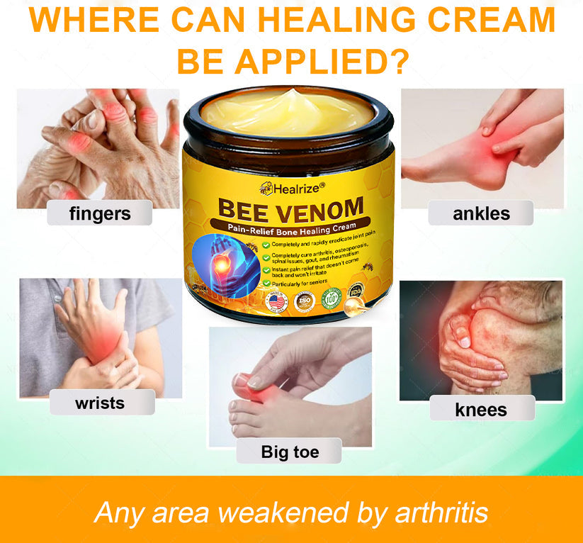 Healrize® Bee Venom Pain-Relief Bone Healing Cream 🇺🇸(Specially for older adults)