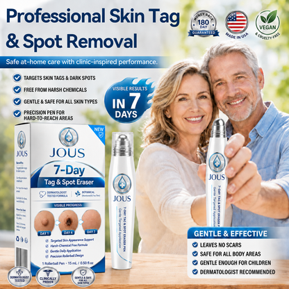 JOUS®👽 𝟕-𝐃𝒂𝘆 𝐒𝗸𝐢𝐧 𝐓𝒂𝗴 & 𝐒𝐩𝙤𝐭 𝐄𝐫𝒂𝐬𝙚𝐫 Painless & Scar-Free Advanced Imperfection Removal Rollerball Pen