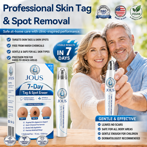 JOUS®👽 𝟕-𝐃𝒂𝘆 𝐒𝗸𝐢𝐧 𝐓𝒂𝗴 & 𝐒𝐩𝙤𝐭 𝐄𝐫𝒂𝐬𝙚𝐫 Painless & Scar-Free Advanced Imperfection Removal Rollerball Pen