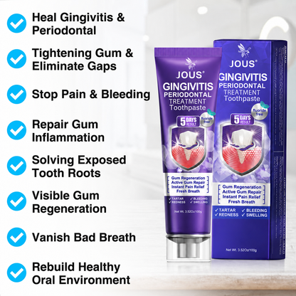 🦷🥇JOUS® VioCore Bee Venom Gingivitis & Periodontitis Treatment Toothpaste
