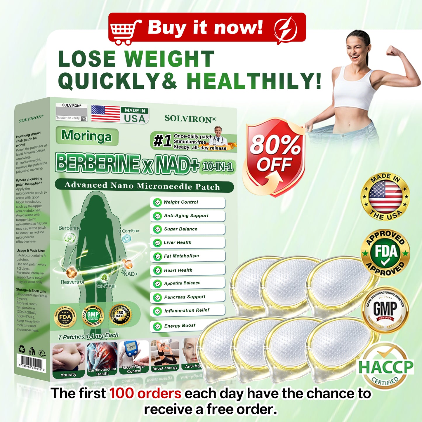 𝐏𝐡𝐲𝐬𝐢𝐜𝐢𝐚𝐧-𝐅𝐨𝐫𝐦𝐮𝐥𝐚𝐭𝐞𝐝🧪| 𝐒𝐨𝐥𝐯𝐢𝐫𝐨𝐧® 𝐌𝐨𝐫𝐢𝐧𝐠𝐚 𝐁𝐞𝐫𝐛𝐞𝐫𝐢𝐧𝐞 × 𝐍𝐀𝐃+ 𝟏𝟎-𝐢𝐧-𝟏 𝐀𝐝𝐯𝐚𝐧𝐜𝐞𝐝 𝐍𝐚𝐧𝐨 𝐌𝐢𝐜𝐫𝐨𝐧𝐞𝐞𝐝𝐥𝐞 𝐏𝐚𝐭𝐜𝐡 (𝐄𝐱𝐩𝐞𝐫𝐢𝐞𝐧𝐜𝐞 𝐕𝐢𝐬𝐢𝐛𝐥𝐞 𝟕-𝐃𝐚𝐲 𝐑𝐞𝐬𝐮𝐥𝐭𝐬)