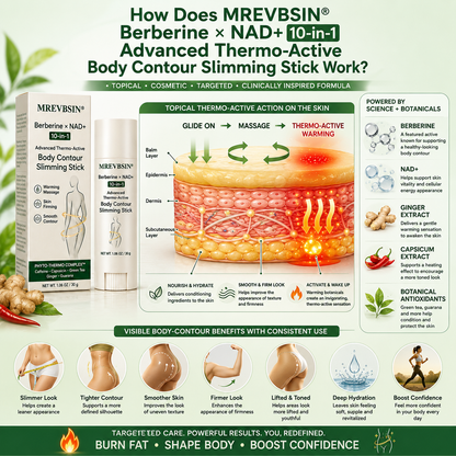 𝐏𝐡𝐲𝐬𝐢𝐜𝐢𝐚𝐧-𝐅𝐨𝐫𝐦𝐮𝐥𝐚𝐭𝐞𝐝🔥 | 𝐌𝐑𝐄𝐕𝐁𝑺𝑰𝑵® 𝐁𝐞𝐫𝐛𝐞𝐫𝐢𝐧𝐞 × 𝐍𝐀𝐃+ 𝟏𝟎-𝐢𝐧-𝟏 𝐀𝐝𝐯𝐚𝐧𝐜𝐞𝐝 𝐓𝐡𝐞𝐫𝐦𝐨-𝐀𝐜𝐭𝐢𝐯𝐞 𝐁𝐨𝐝𝐲 𝐂𝐨𝐧𝐭𝐨𝐮𝐫 𝐒𝐥𝐢𝐦𝐦𝐢𝐧𝐠 𝐒𝐭𝐢𝐜𝐤 (𝐅𝐨𝐫 𝐚 𝐅𝐢𝐫𝐦𝐞𝐫, 𝐒𝐦𝐨𝐨𝐭𝐡𝐞𝐫 & 𝐌𝐨𝐫𝐞 𝐃𝐞𝐟𝐢𝐧𝐞𝐝-𝐋𝐨𝐨𝐤𝐢𝐧𝐠 𝐁𝐨𝐝𝐲)